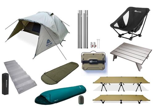 ソロキャン一式セット ソロキャンプ セット 8点セット 初心者 2人用 ペアキャンプ